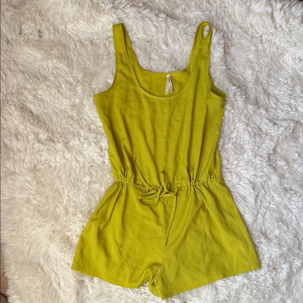 Women Lime yellow One Piece Romper